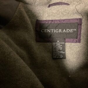 Down filled coat by Centigrade in size medium